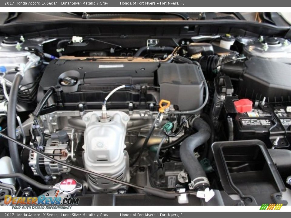2017 Honda Accord LX Sedan Lunar Silver Metallic / Gray Photo #26
