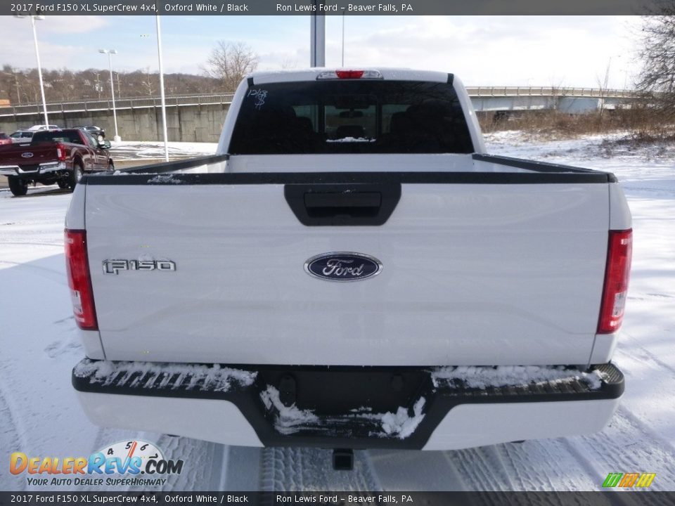 2017 Ford F150 XL SuperCrew 4x4 Oxford White / Black Photo #4