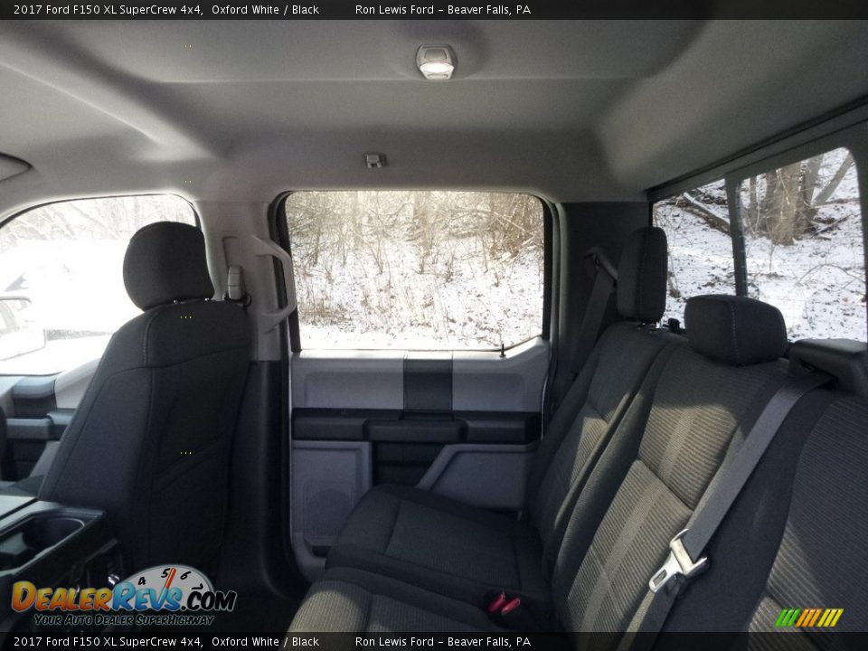 2017 Ford F150 XL SuperCrew 4x4 Oxford White / Black Photo #12