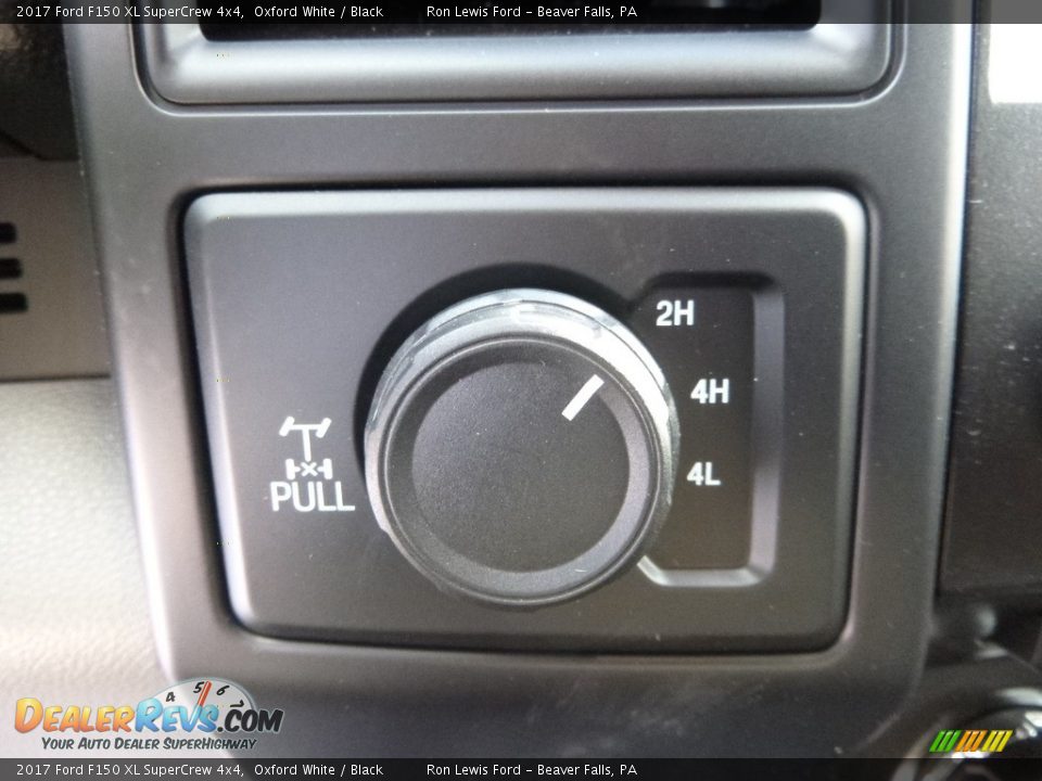 2017 Ford F150 XL SuperCrew 4x4 Oxford White / Black Photo #17