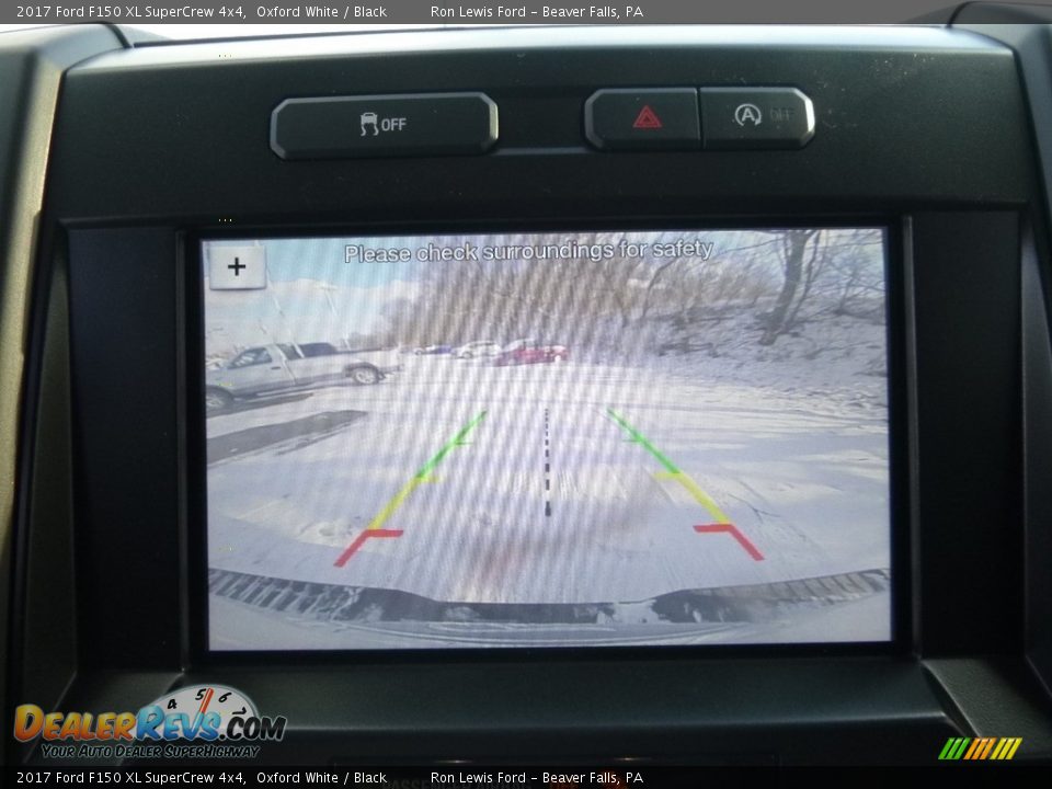 2017 Ford F150 XL SuperCrew 4x4 Oxford White / Black Photo #18