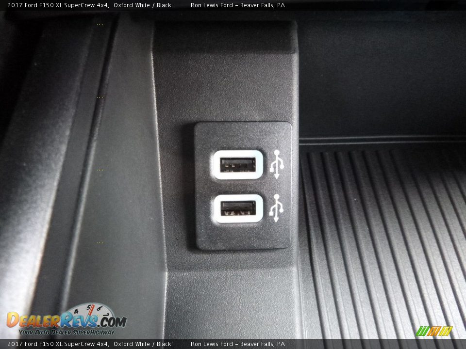 2017 Ford F150 XL SuperCrew 4x4 Oxford White / Black Photo #19