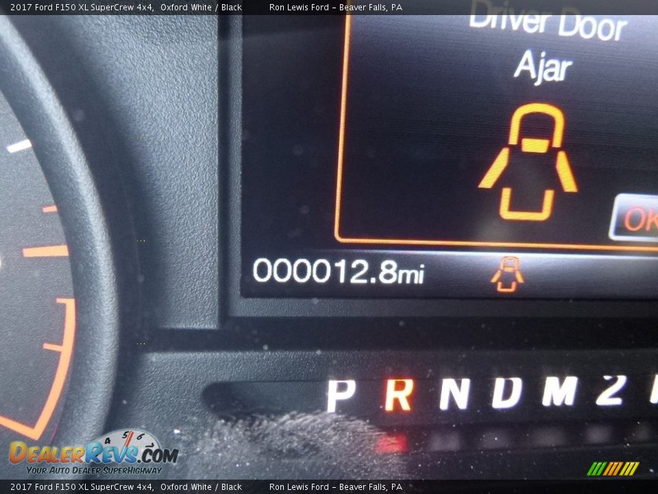 2017 Ford F150 XL SuperCrew 4x4 Oxford White / Black Photo #20