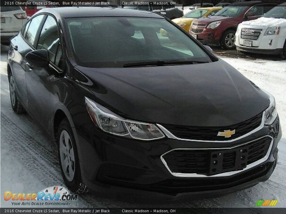 2016 Chevrolet Cruze LS Sedan Blue Ray Metallic / Jet Black Photo #2