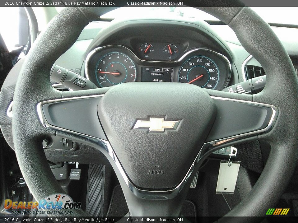 2016 Chevrolet Cruze LS Sedan Blue Ray Metallic / Jet Black Photo #9