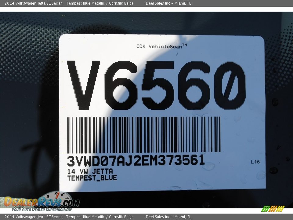 2014 Volkswagen Jetta SE Sedan Tempest Blue Metallic / Cornsilk Beige Photo #20