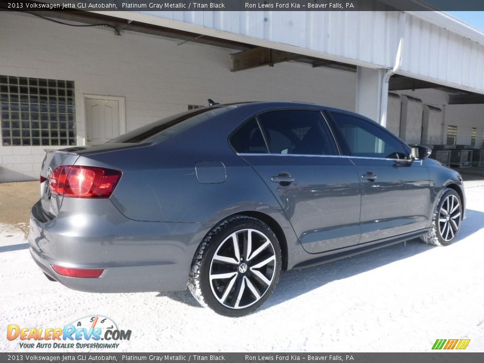 2013 Volkswagen Jetta GLI Autobahn Platinum Gray Metallic / Titan Black Photo #2