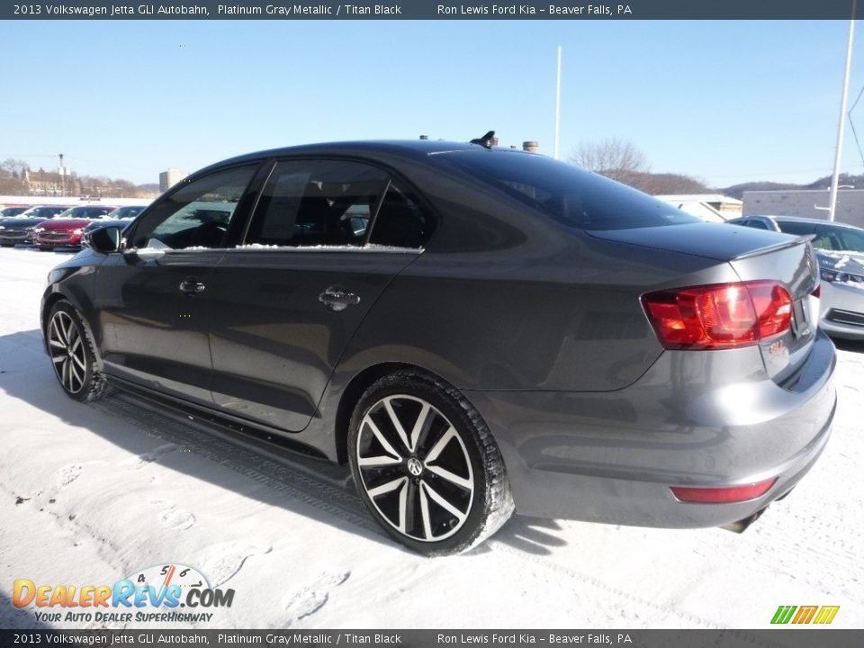 2013 Volkswagen Jetta GLI Autobahn Platinum Gray Metallic / Titan Black Photo #4