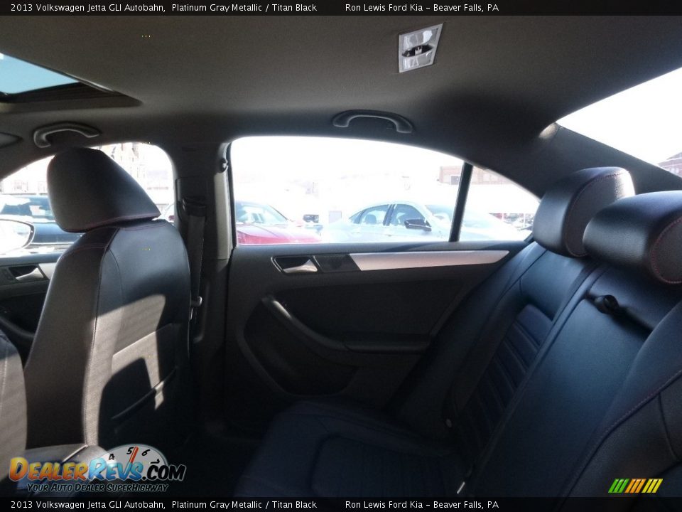 2013 Volkswagen Jetta GLI Autobahn Platinum Gray Metallic / Titan Black Photo #11