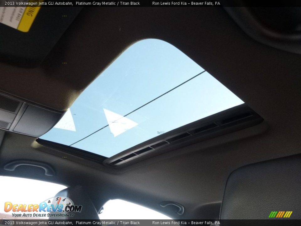 2013 Volkswagen Jetta GLI Autobahn Platinum Gray Metallic / Titan Black Photo #15