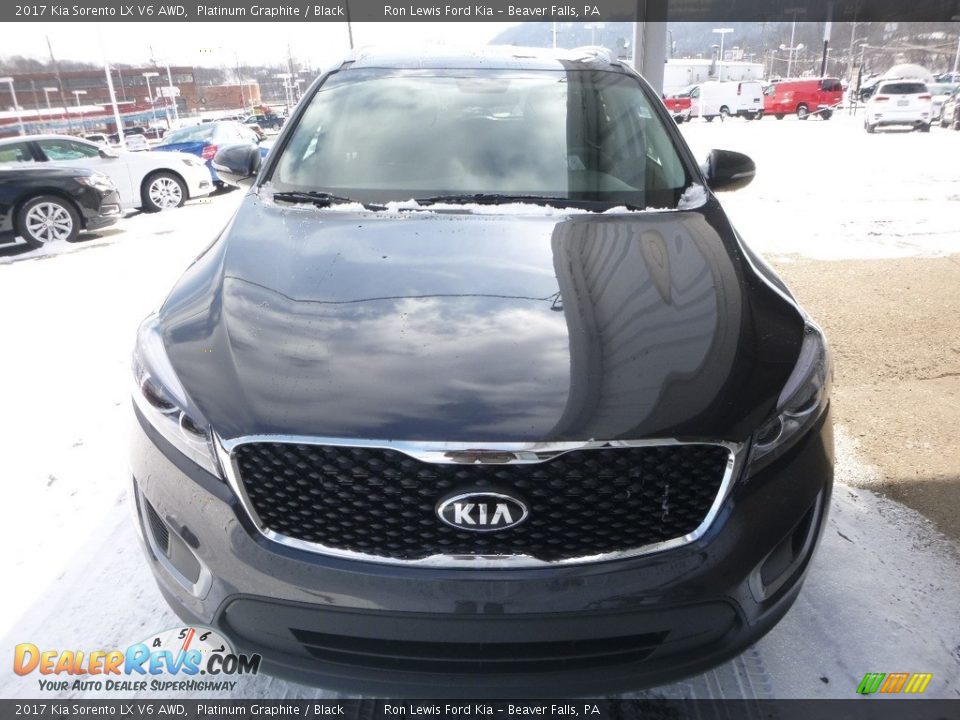 2017 Kia Sorento LX V6 AWD Platinum Graphite / Black Photo #8