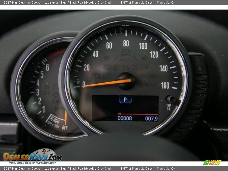2017 Mini Clubman Cooper Lapisluxury Blue / Black Pearl/Mottled Grey Cloth Photo #7