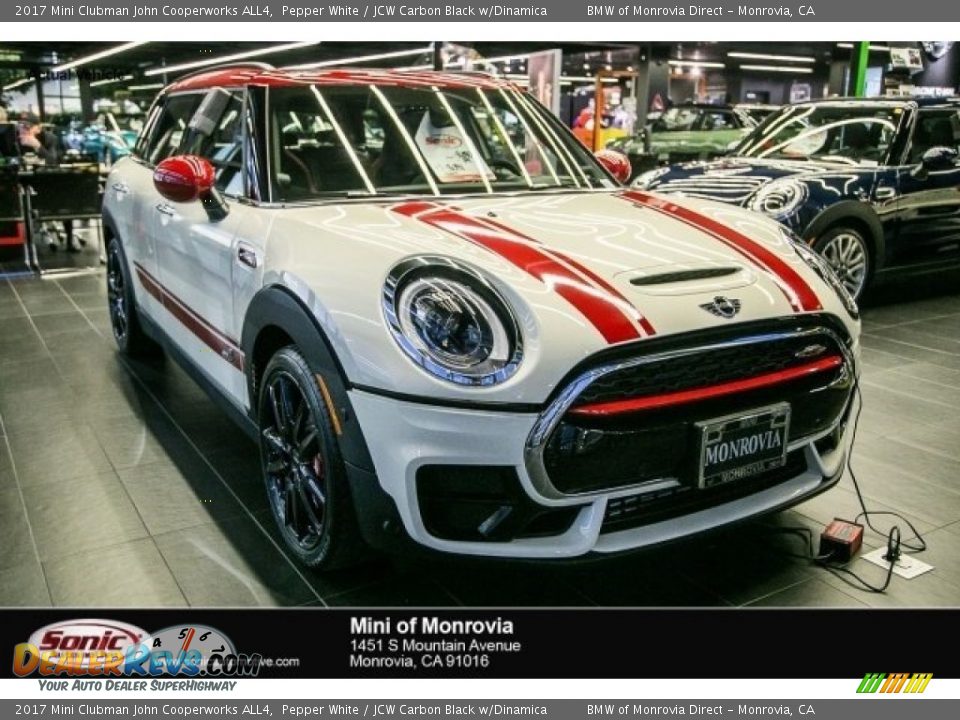 2017 Mini Clubman John Cooperworks ALL4 Pepper White / JCW Carbon Black w/Dinamica Photo #1
