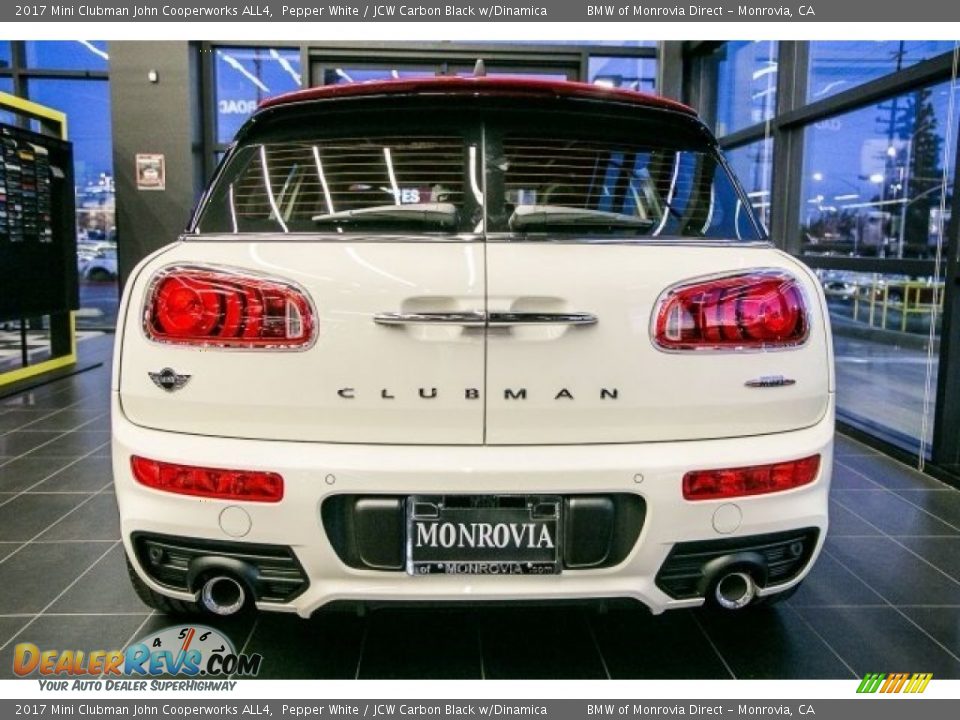 2017 Mini Clubman John Cooperworks ALL4 Pepper White / JCW Carbon Black w/Dinamica Photo #4