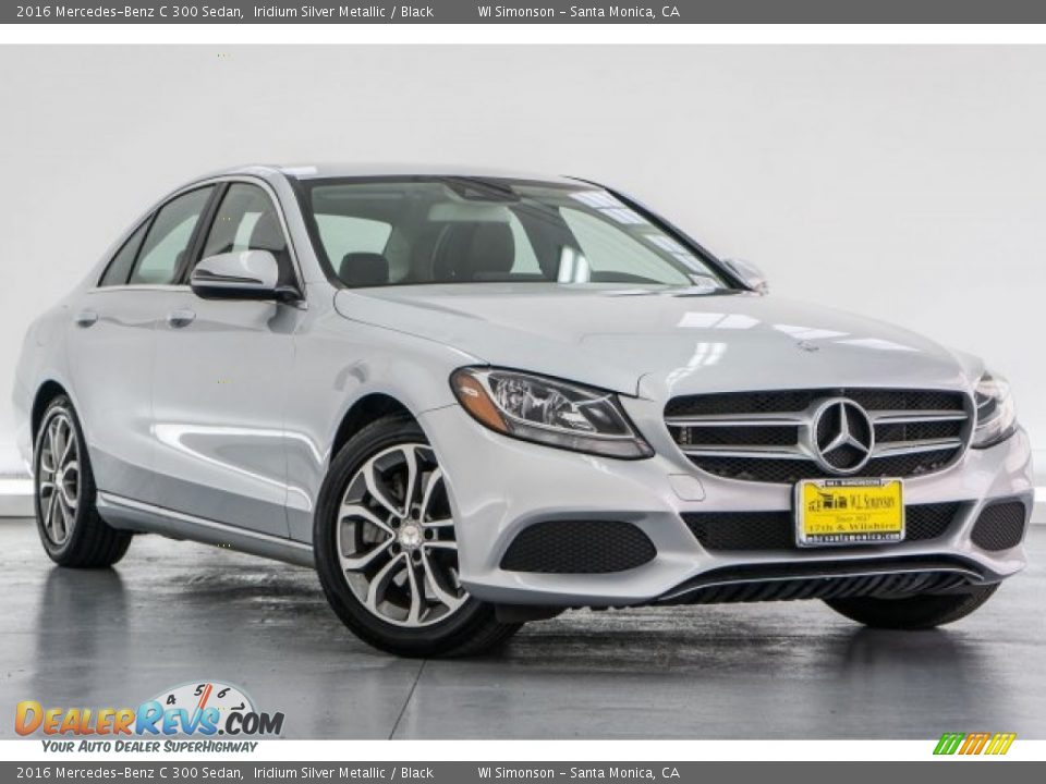 2016 Mercedes-Benz C 300 Sedan Iridium Silver Metallic / Black Photo #12