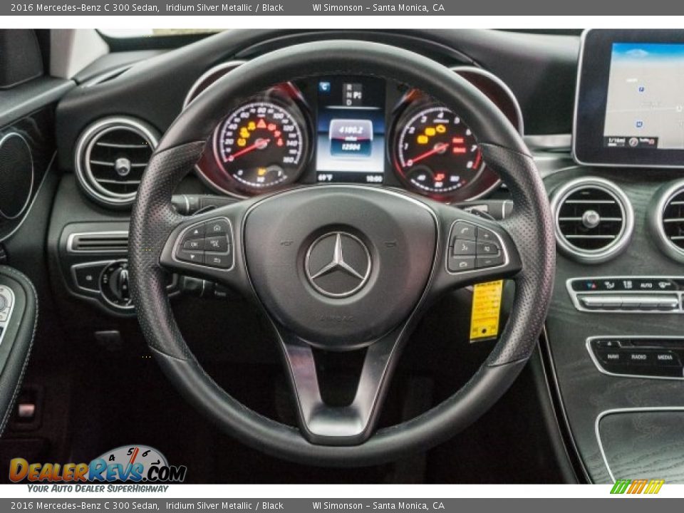 2016 Mercedes-Benz C 300 Sedan Steering Wheel Photo #16