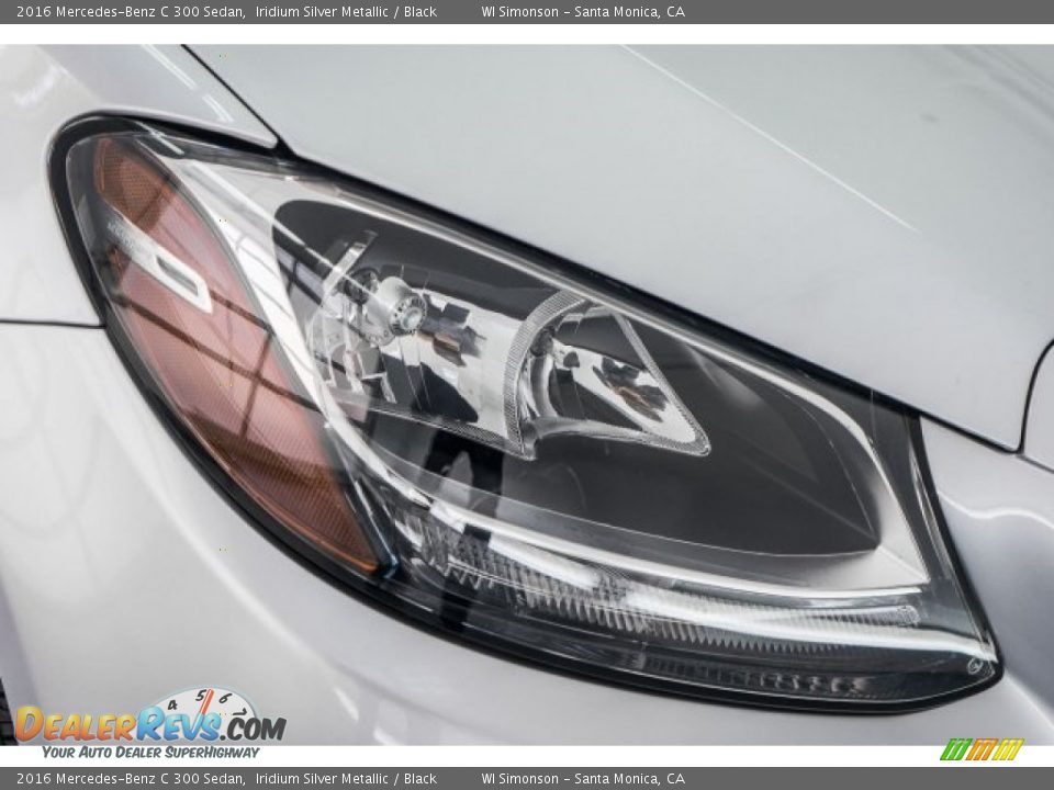 2016 Mercedes-Benz C 300 Sedan Iridium Silver Metallic / Black Photo #27