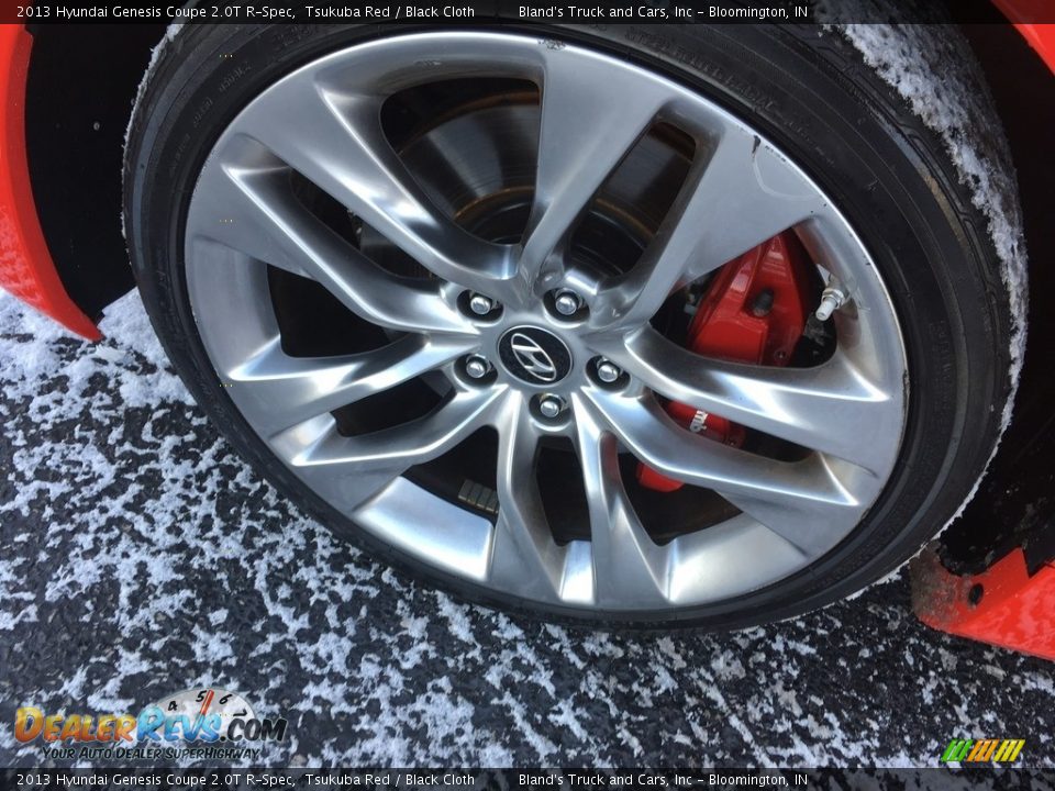2013 Hyundai Genesis Coupe 2.0T R-Spec Tsukuba Red / Black Cloth Photo #32