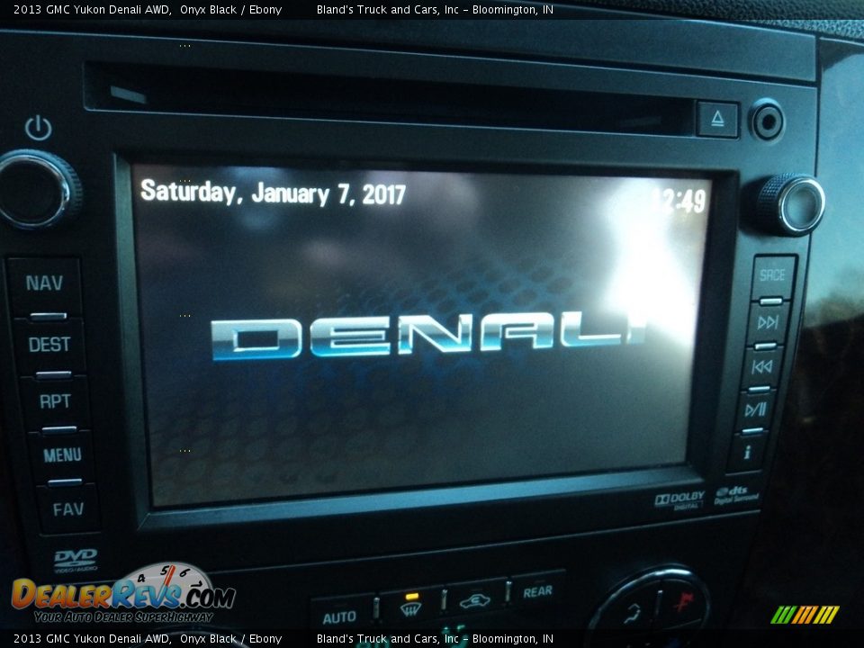 2013 GMC Yukon Denali AWD Onyx Black / Ebony Photo #23