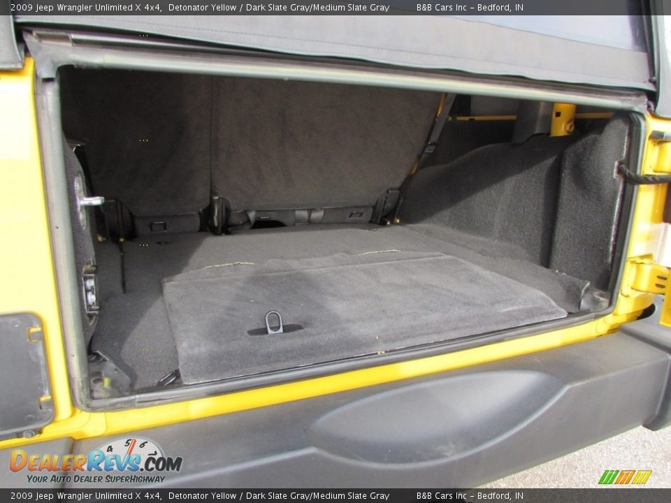 2009 Jeep Wrangler Unlimited X 4x4 Detonator Yellow / Dark Slate Gray/Medium Slate Gray Photo #15