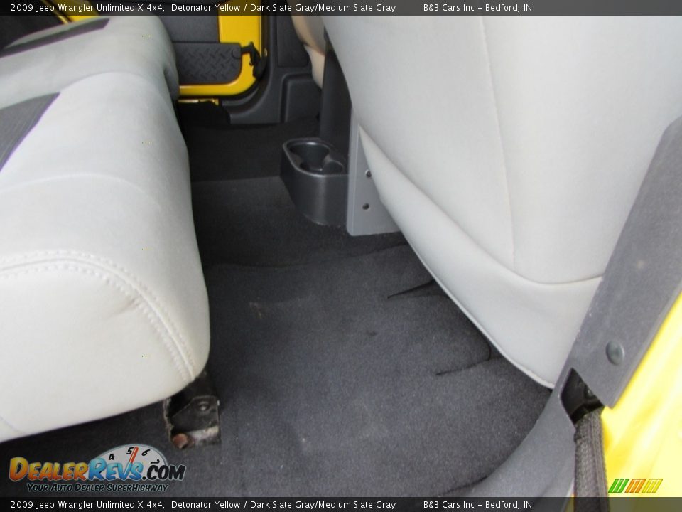 2009 Jeep Wrangler Unlimited X 4x4 Detonator Yellow / Dark Slate Gray/Medium Slate Gray Photo #17