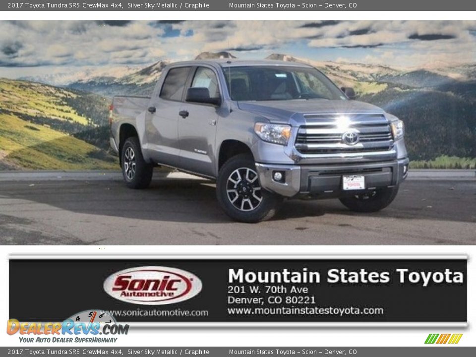 2017 Toyota Tundra SR5 CrewMax 4x4 Silver Sky Metallic / Graphite Photo #1