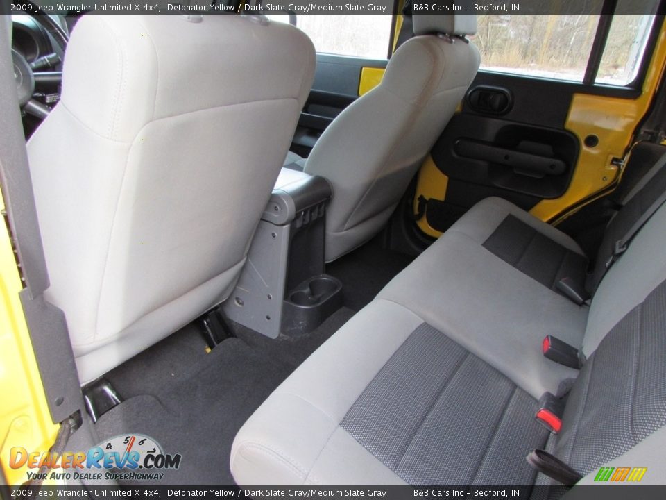 2009 Jeep Wrangler Unlimited X 4x4 Detonator Yellow / Dark Slate Gray/Medium Slate Gray Photo #19