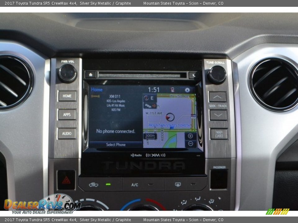 2017 Toyota Tundra SR5 CrewMax 4x4 Silver Sky Metallic / Graphite Photo #6