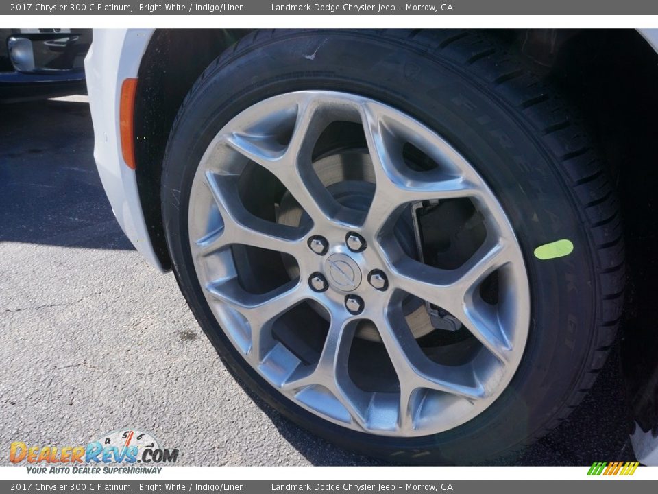 2017 Chrysler 300 C Platinum Bright White / Indigo/Linen Photo #3