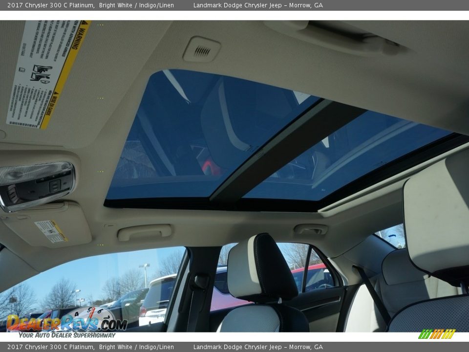 Sunroof of 2017 Chrysler 300 C Platinum Photo #6