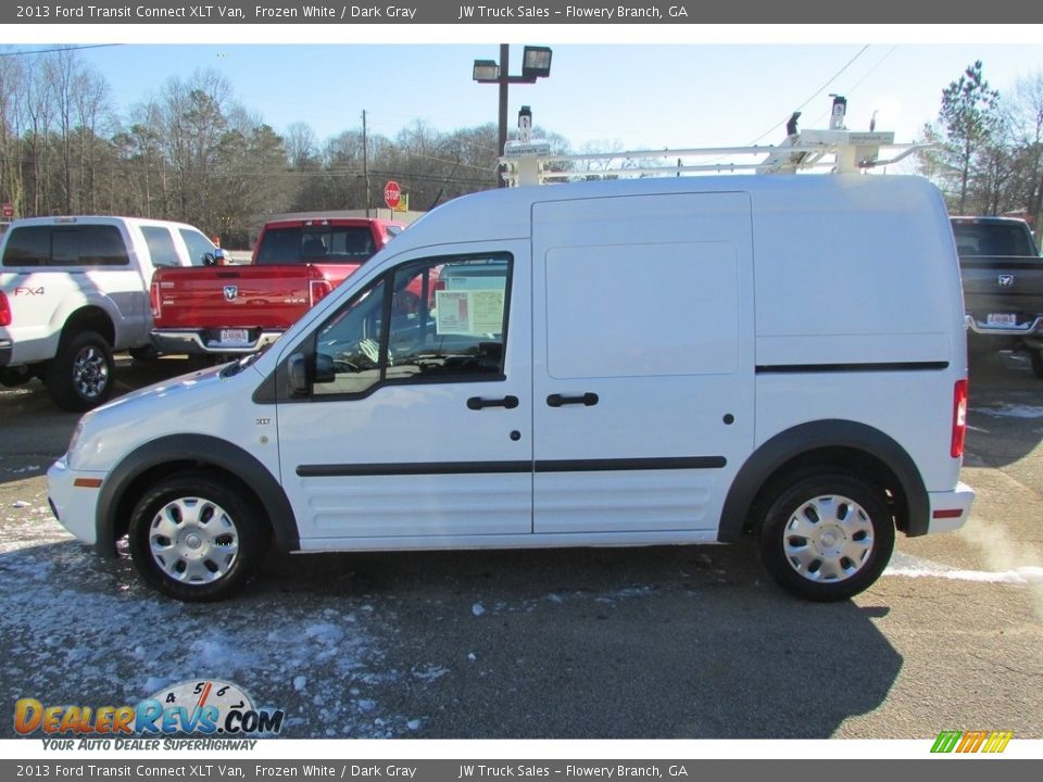 2013 Ford Transit Connect XLT Van Frozen White / Dark Gray Photo #11
