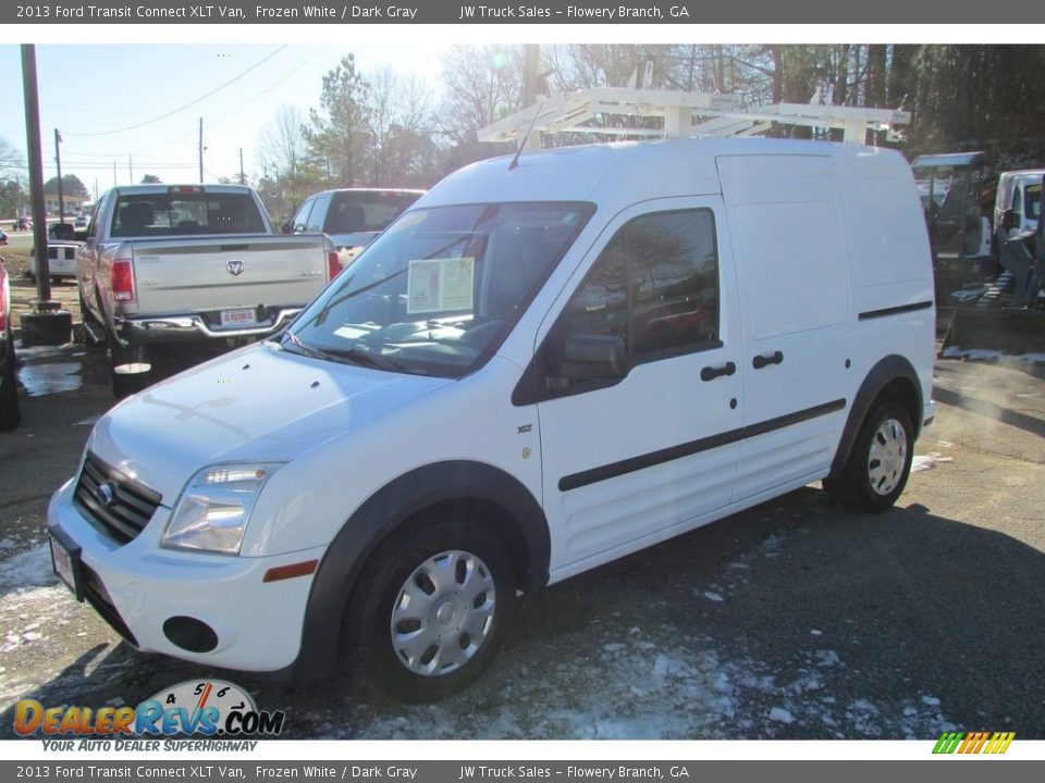 2013 Ford Transit Connect XLT Van Frozen White / Dark Gray Photo #12