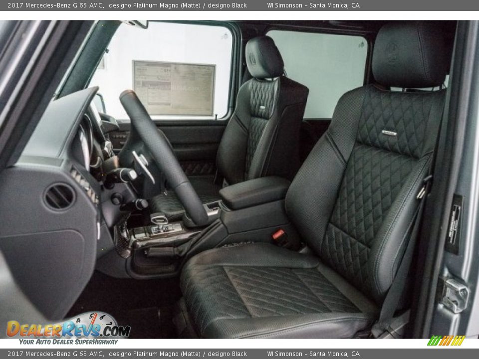 designo Black Interior - 2017 Mercedes-Benz G 65 AMG Photo #6