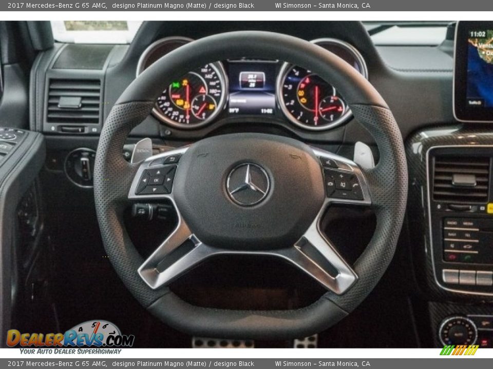 2017 Mercedes-Benz G 65 AMG Steering Wheel Photo #14