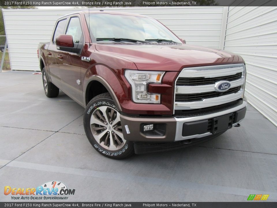 Front 3/4 View of 2017 Ford F150 King Ranch SuperCrew 4x4 Photo #1