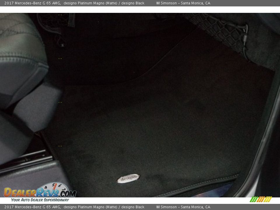 2017 Mercedes-Benz G 65 AMG designo Platinum Magno (Matte) / designo Black Photo #22