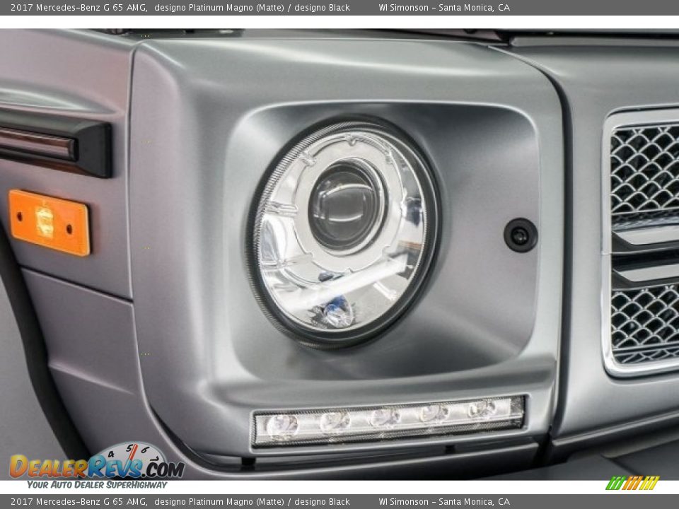 2017 Mercedes-Benz G 65 AMG designo Platinum Magno (Matte) / designo Black Photo #25