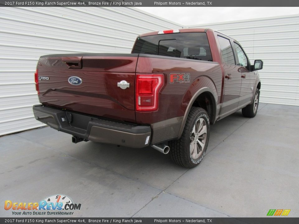 2017 Ford F150 King Ranch SuperCrew 4x4 Bronze Fire / King Ranch Java Photo #4