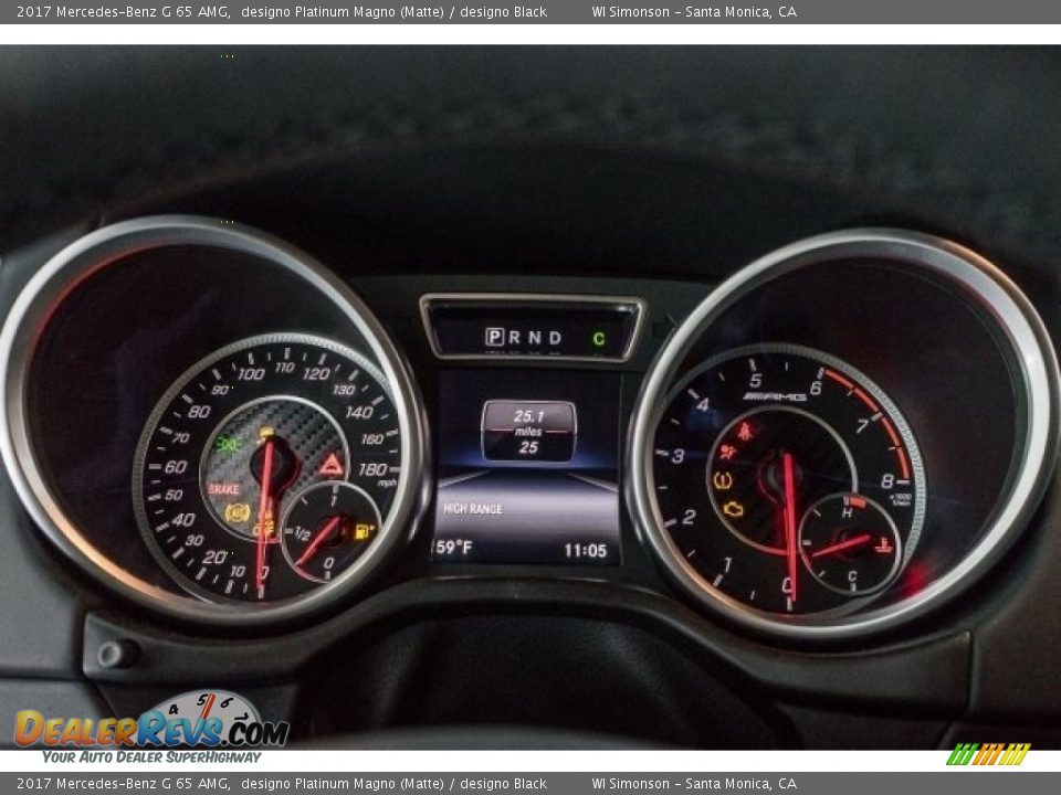 2017 Mercedes-Benz G 65 AMG Gauges Photo #30