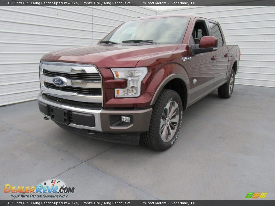 2017 Ford F150 King Ranch SuperCrew 4x4 Bronze Fire / King Ranch Java Photo #7