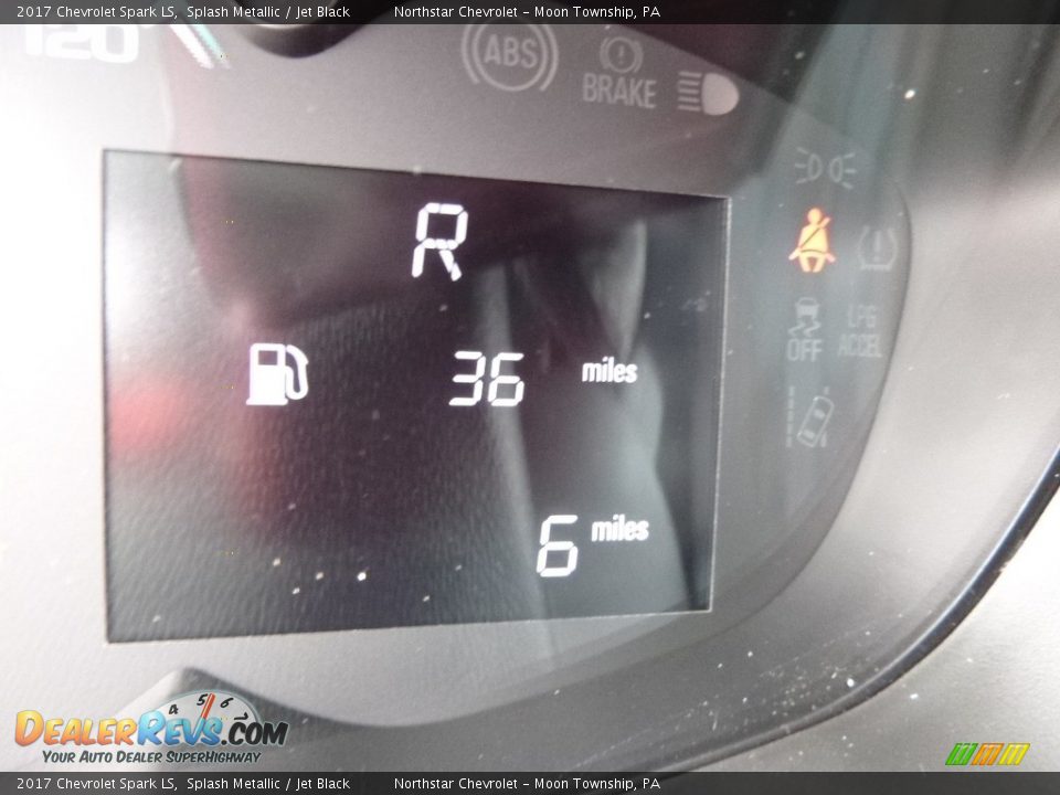 2017 Chevrolet Spark LS Splash Metallic / Jet Black Photo #20