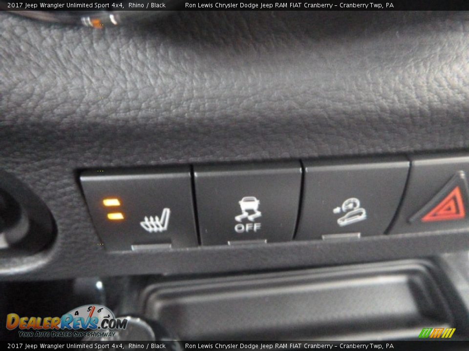 2017 Jeep Wrangler Unlimited Sport 4x4 Rhino / Black Photo #17