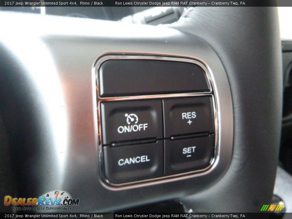 2017 Jeep Wrangler Unlimited Sport 4x4 Rhino / Black Photo #19