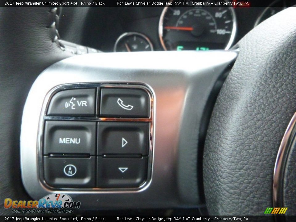2017 Jeep Wrangler Unlimited Sport 4x4 Rhino / Black Photo #20