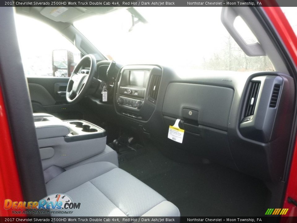 2017 Chevrolet Silverado 2500HD Work Truck Double Cab 4x4 Red Hot / Dark Ash/Jet Black Photo #5
