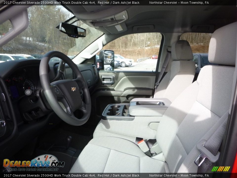 2017 Chevrolet Silverado 2500HD Work Truck Double Cab 4x4 Red Hot / Dark Ash/Jet Black Photo #11