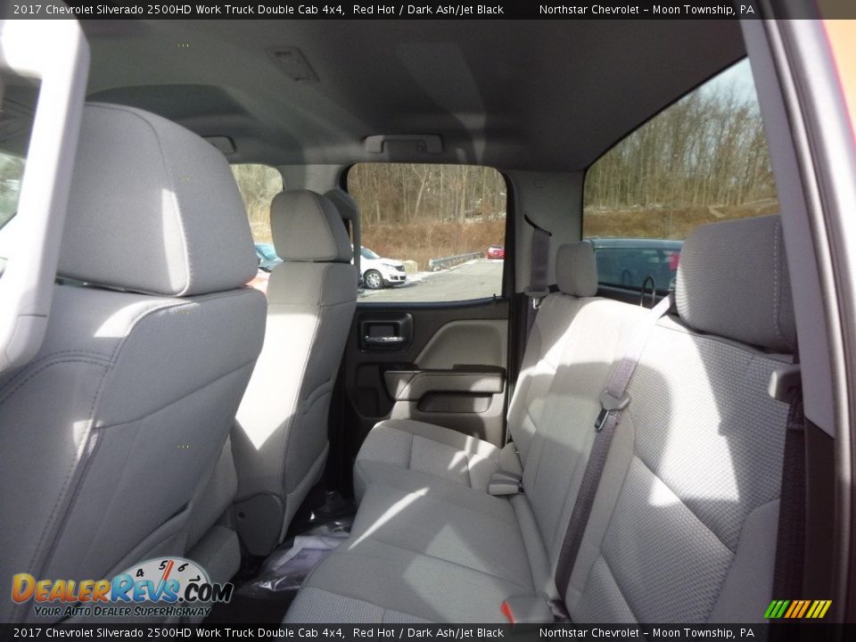 2017 Chevrolet Silverado 2500HD Work Truck Double Cab 4x4 Red Hot / Dark Ash/Jet Black Photo #12