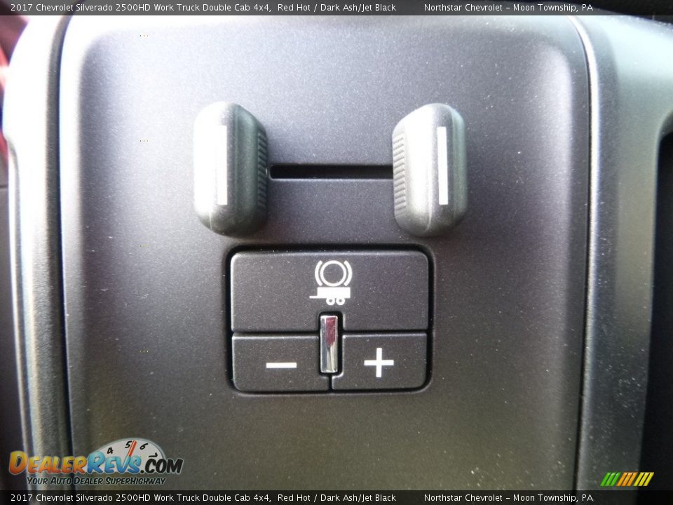 2017 Chevrolet Silverado 2500HD Work Truck Double Cab 4x4 Red Hot / Dark Ash/Jet Black Photo #15