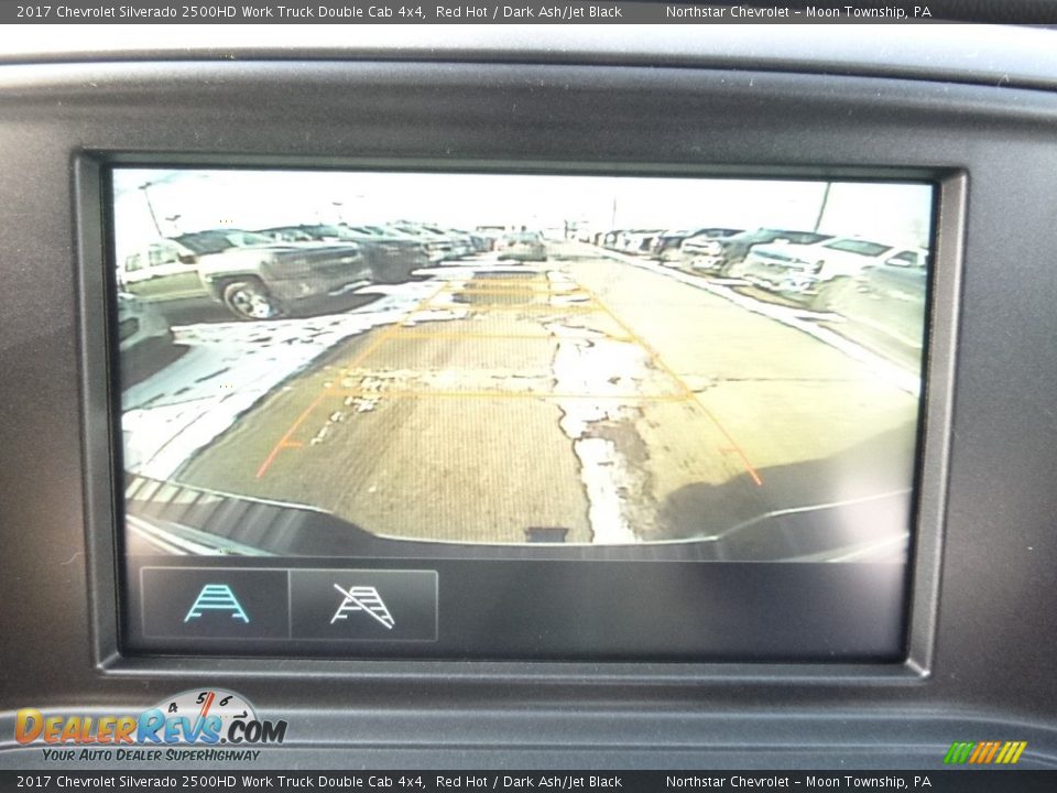 2017 Chevrolet Silverado 2500HD Work Truck Double Cab 4x4 Red Hot / Dark Ash/Jet Black Photo #19