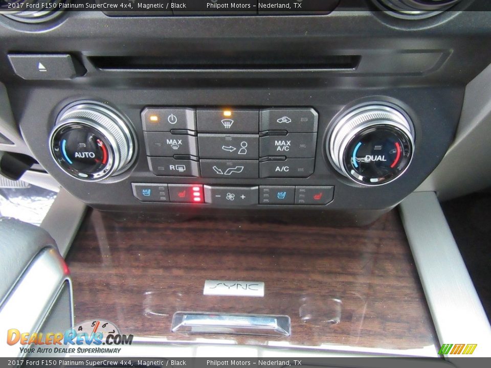 Controls of 2017 Ford F150 Platinum SuperCrew 4x4 Photo #28